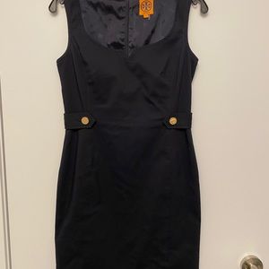 Tory Burch Dress Size 4 Navy Blue
